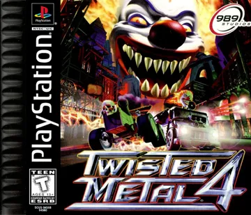 Twisted Metal 4 (US) box cover front